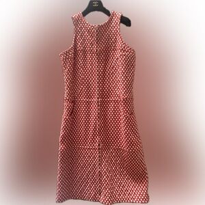 CHANEL Vintage dress from Spring 2008 Ready-to-Wear Collection in red and white.